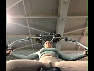 Crazy gym fucking in public