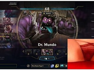 My New Toy Makes Me Cum Multiple Times While Playing League Of Legends #12 Luna With Gamer Girl