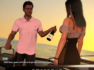 Dominos Beach 16 John First Date Fiona Boat Ocean Sunset Sfw