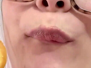 Stepmom Loves to Eat so He Eats Chips in a Cosplay Costume and Loves the Food