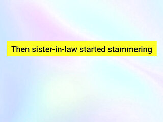 Erased the itching of neighbor sister-in-law's pussy