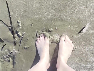 Beach Feet Teasing