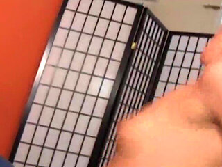 Sneaky Stepdaughter Watches Stepdad Masturbate