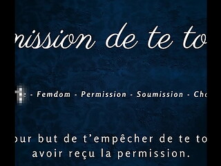 Permission de te toucher - French audio JOI edging