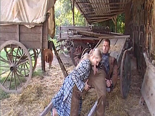 Blonde German Hot Mom with Naturals Gets Fucked Outdoors at