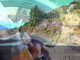 Hitchhiker Fucked And Pissed On The Road