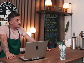 MEN - Lily Lou Catches Drake Von And Trevor Brooks Fucking, Then Joins For A Steamy Coffee Shop Threesome