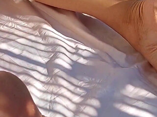 Amateur Blonde Mature Wife Enjoys Oral and Foot Worship