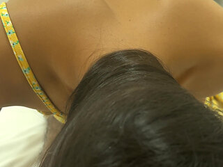 Closeup Outdoor Risky Hot Indian Bengali desi bhabhi getting fucked on a hotel balcony at Mumbai