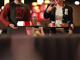 The Office Gail #7 Sweet Kisses with Big Boobs Chick - HD Porn 3D Hentai Game