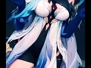 What&rsquo_s her icy allure? &ndash_ AI GENERATED &ndash_ #genshinimpact #shorts