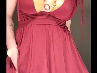 Busty Sissy Cumming