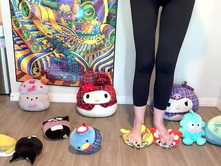 Plushie Stomp - Size 16 Feet Stomping Stuffed Toy Collection