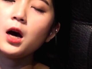 Cute Korean step sister caught masturbating to sex by brother