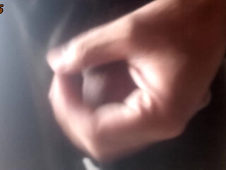 Solo Cum Explosion: Watch My Thick Load Shoot Out in Slow Motion After Intense Edging!