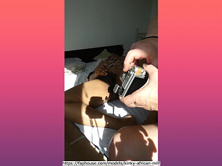 Kinky African MILF's peeing day, 01, part 2 (24:54)