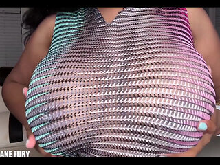 I Ripped My Dress Open to Expose My Big and Soft All Natural Tits