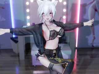 Gfriend-mago Ancient Style Elegant Cheongsam Crotchless Black Stockings