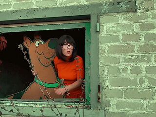 Velma went to solve the mystery with Scooby Doo