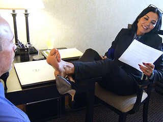 Office Foot Bitch: This Is Your Job, Moron!