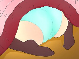 Granny Ine Protruding Ass Attracted Grandpa Shozo's Old Penis in Anime! Grandpa and Grandma Turn Young Again Hentai Cartoon