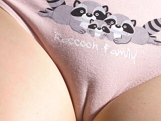 Amateur Girl In Cute Panties Showing Off Her Fat Camel Toe