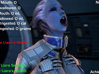 Liara - Mass Effect - Cum Dumpster Gameplay by Loveskysan
