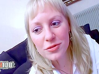 First Anal Penetration For This Blonde With Big Tits