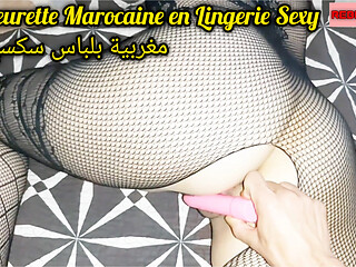 My Beurette in Sexy Lingerie Sucks me and then I cum in her