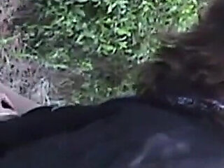 Amateur Couple Fucks Hard in the Woods