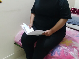 Fuck a Friend's Wife While She Is Reading A Book Alone - Indian Real Sex clear Hindi Audio Aria Mia