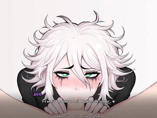 Haunted by Femboy #10 - Goth Femboy Sucks My Big Cock Dry of Juicy Cum