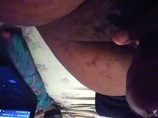 BBW asexual masturbating