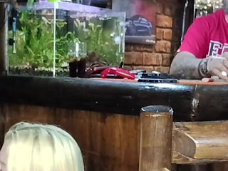 Blonde Asian Girl Eating My Dick