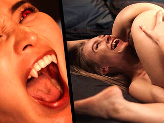 Blonde Vampire Nancy Ace Bites Hot Asian Lesbian - Hypnotic Pussy Eating & Femdom Trailer