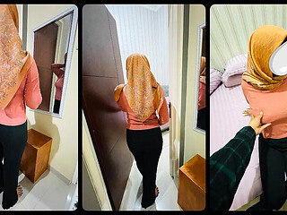 Booking a Busty Hijab Student at a Villa to Pay for College