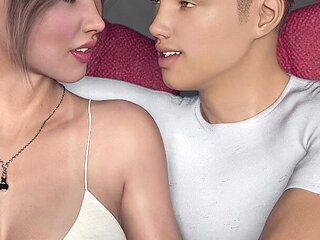 Awam 2 Extend Scenes Edition: Too Horny for the Movie - Sophia Lets Dylan Finger Her Wet Pussy in the Dark