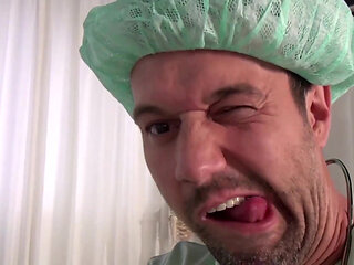 Pussy controll in the hospital...threesome pussy fucking