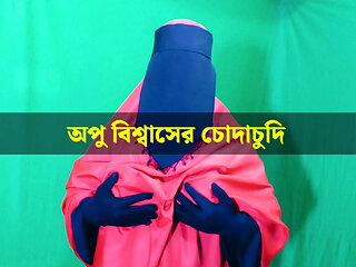 Superstar Queen Apu Biswas is having sex with her hero and talking dirty