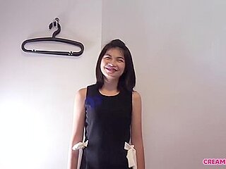 Tiny Thai Asian Girl With Small Tits Fucked In The Hotel Room - Amateur Vid With Cumshot