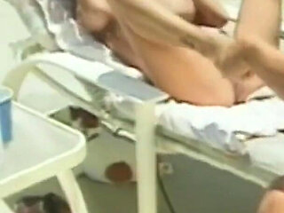 The Pussy Satisfied in the Pool