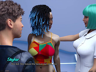 Stranded in Space #02 - Horny Black Girl Zarah Is Waiting for Me in My Bed