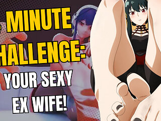 4 Minute JOI Challenge : You Become Your Ex-Wife's Slave (femdom, humiliation, worship)