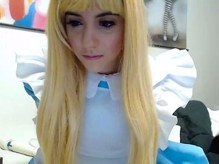 Blonde teen vicki toy fuck her shave sex holes
