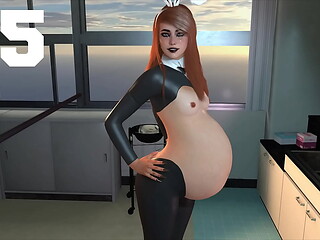 The Gain Trials #05 - BBW Red Head With Small Tits Gets Stuffed