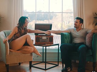 Manuel Ferrara and Eva Lovia enjoy passionate sex as a couple