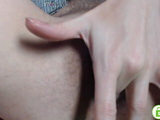 Stepmommy Playing with Hairy Pussy