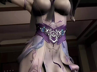 3D Hot Cosplay Babe Have a Hardcore Sex with Her Boss