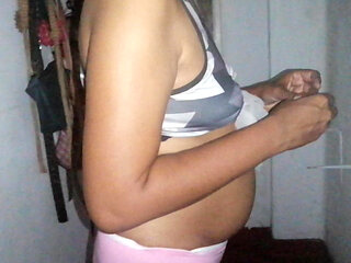 Father in Law's Gigantic Dick Hangs Out Under His Sarom for Step Daughter