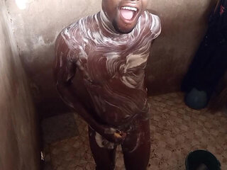 Now this time in my works I used to cool my fat dick